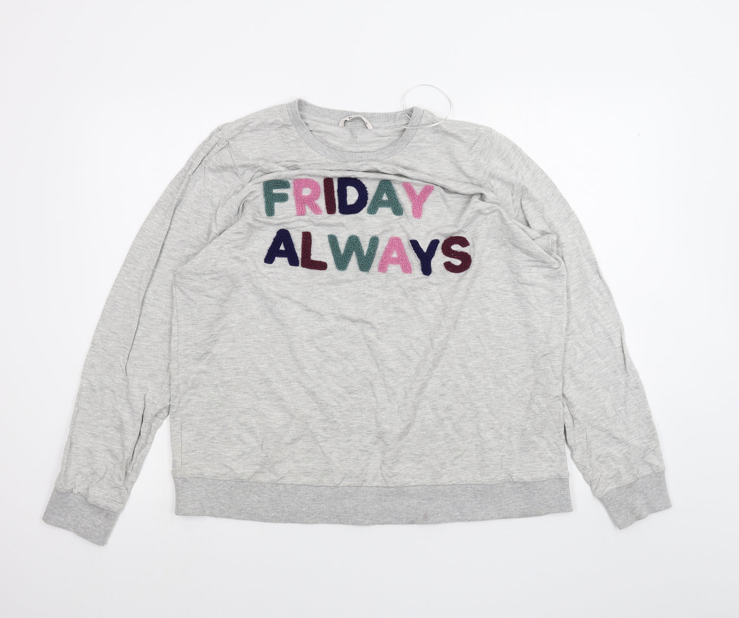 TU Womens Grey   Pullover Jumper Size 18