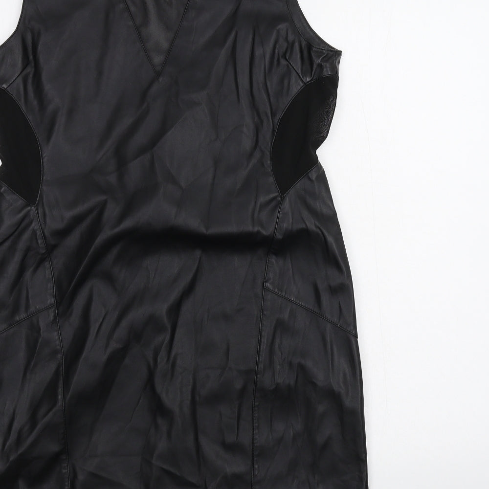 Miss Selfridge Womens Black   A-Line  Size 16