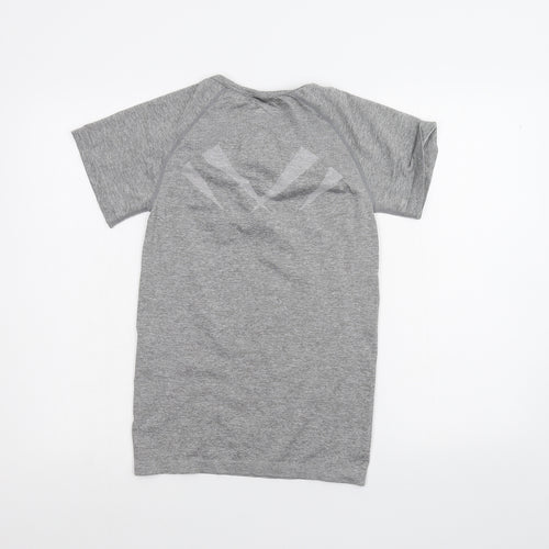 WORKOUT Womens Grey   Basic T-Shirt Size 10