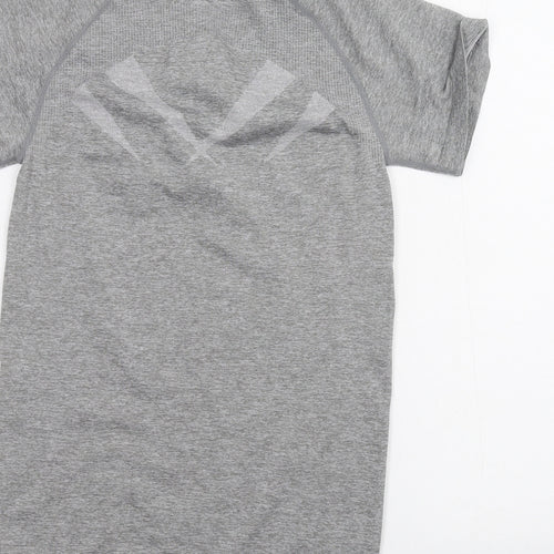 WORKOUT Womens Grey   Basic T-Shirt Size 10