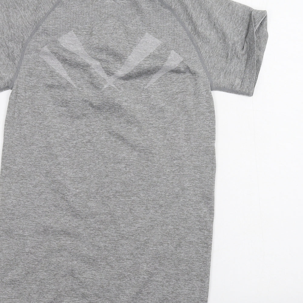 WORKOUT Womens Grey   Basic T-Shirt Size 10