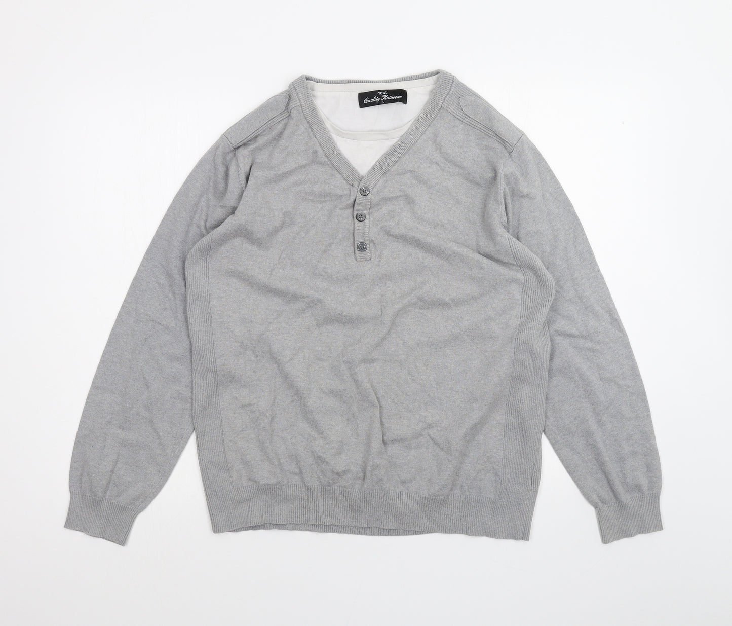 NEXT Womens Green   Pullover Jumper Size L