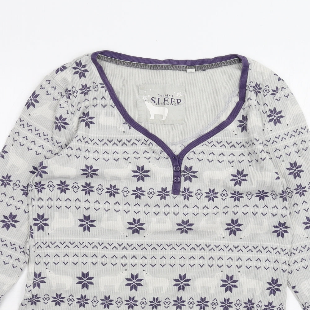 Debinhams Womens Grey   Basic T-Shirt Size 12