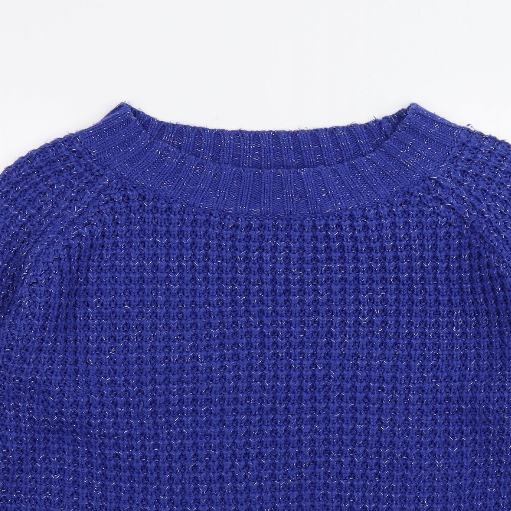 Peacocks Womens Blue   Pullover Jumper Size 16