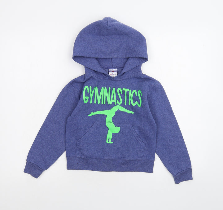 JERZEES Boys Blue Pullover Hoodie Size S