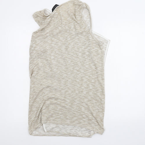 Dorothy Perkins Womens Beige   Cardigan Jumper Size L