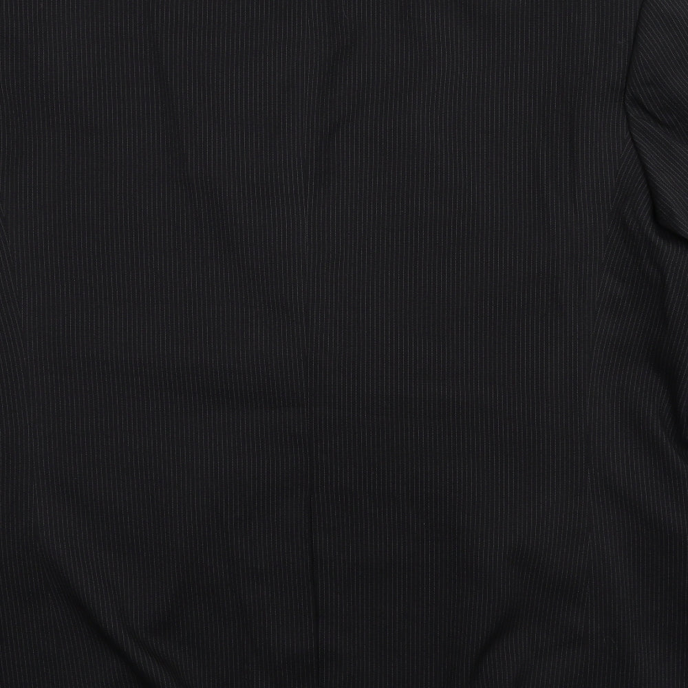 F&F Mens Black   Jacket Suit Jacket Size 50