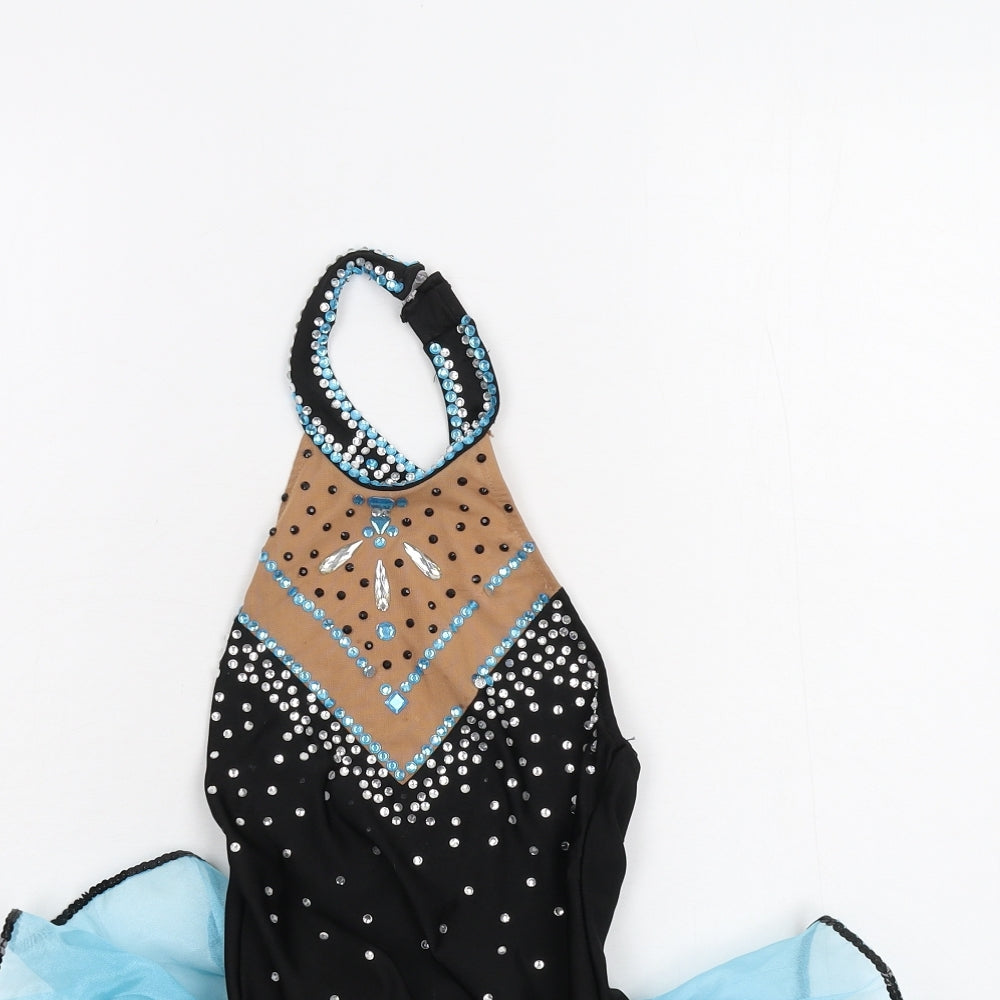 IDS Girls Blue   Fit & Flare  Size L