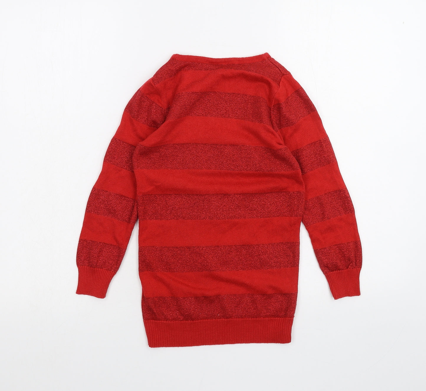 George Girls Red   Basic T-Shirt Size 6-7 Years  - Hello kitty