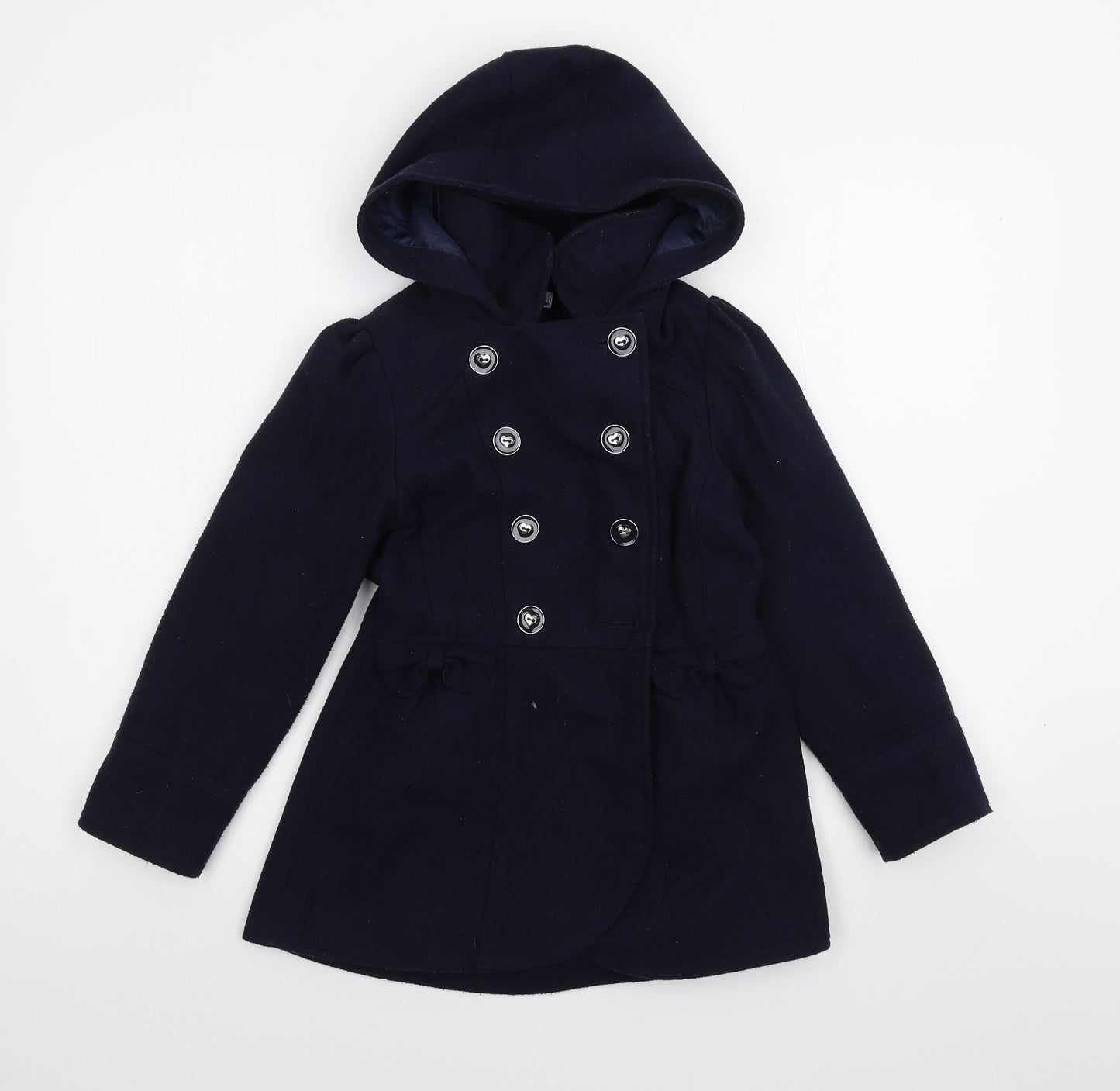 M&Co Girls Blue   Jacket  Size 7-8 Years