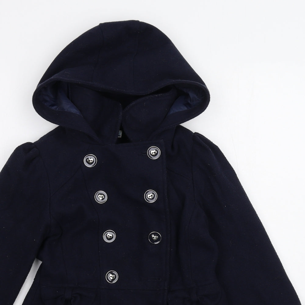 M&Co Girls Blue   Jacket  Size 7-8 Years