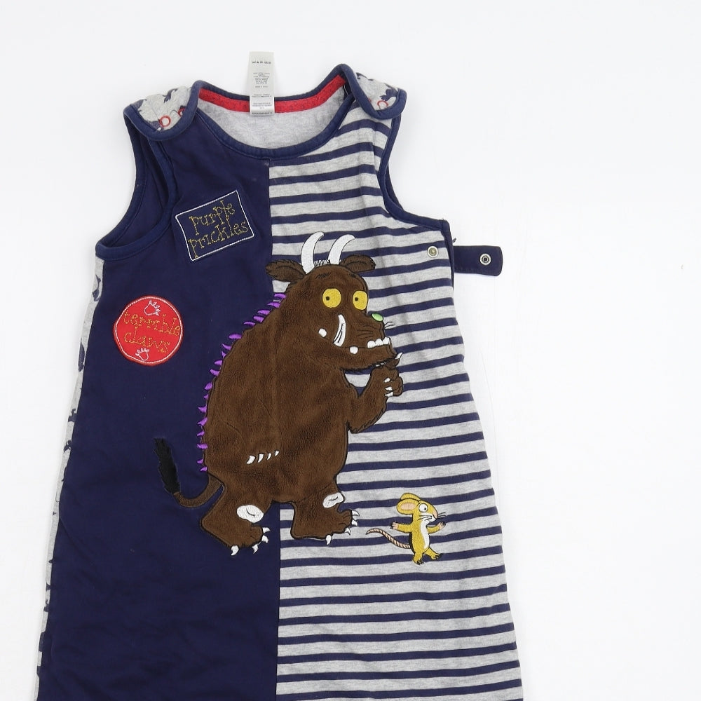 TU Baby Blue Striped  Babygrow One-Piece Size 18-24 Months  - The Gruffalo