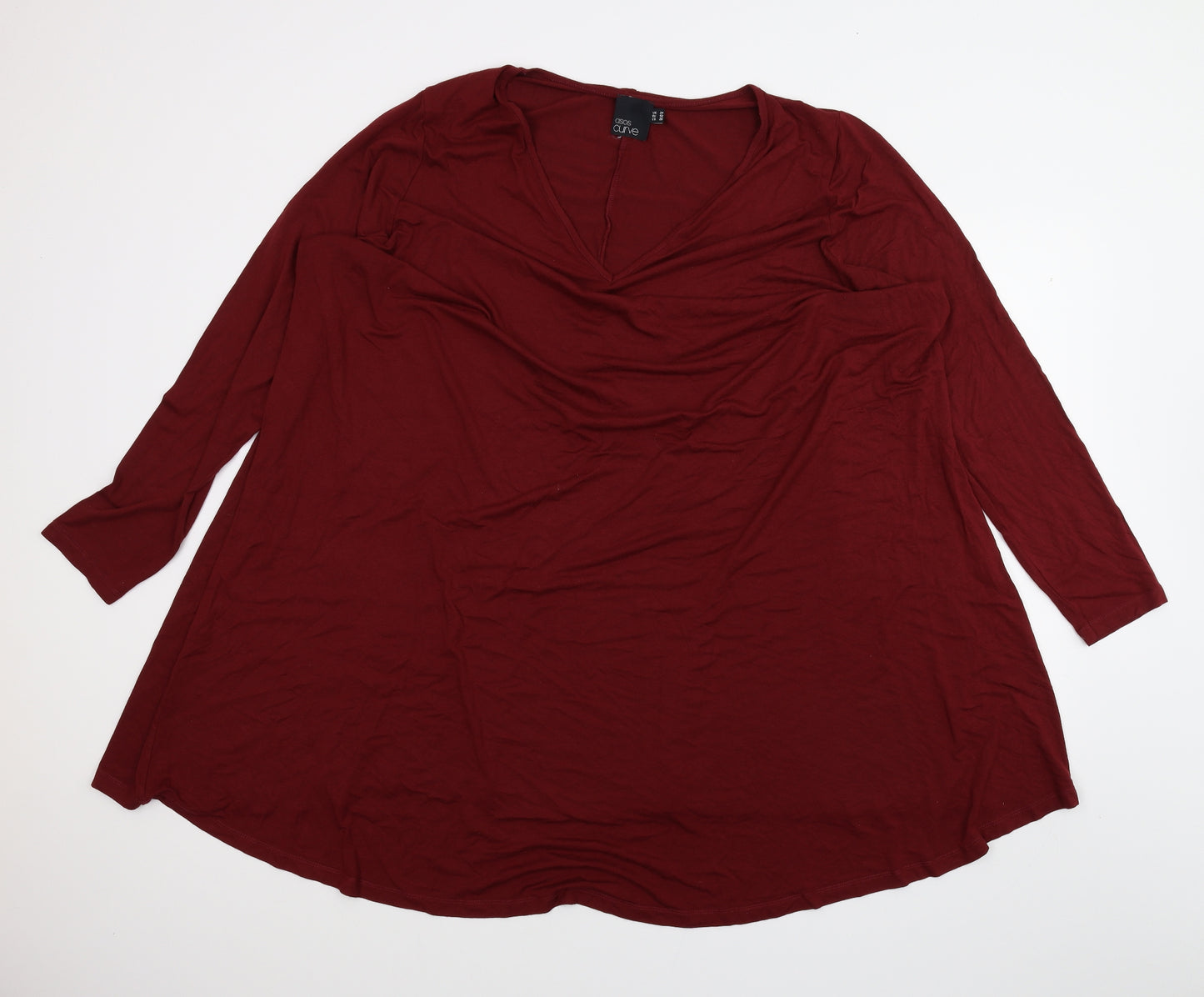 ASOS Womens Red   Basic Blouse Size 24