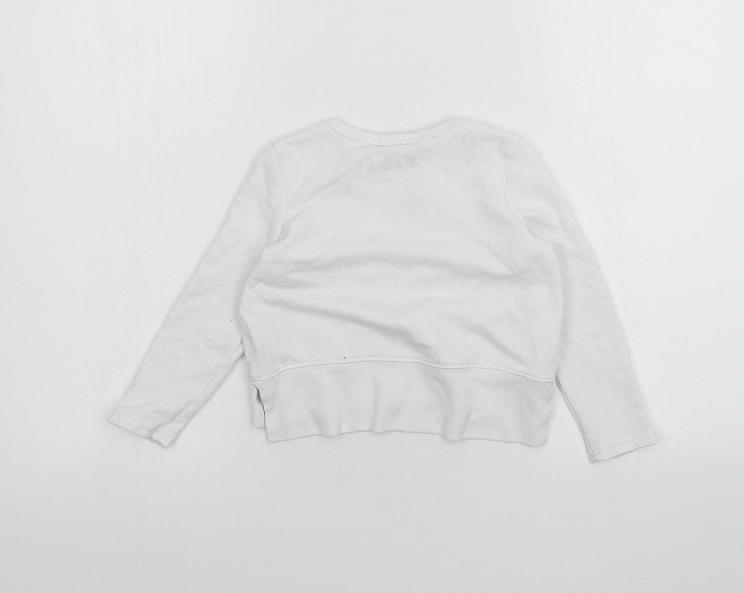 Polo Ralph Lauren Girls White   Pullover Jumper Size 3 Years