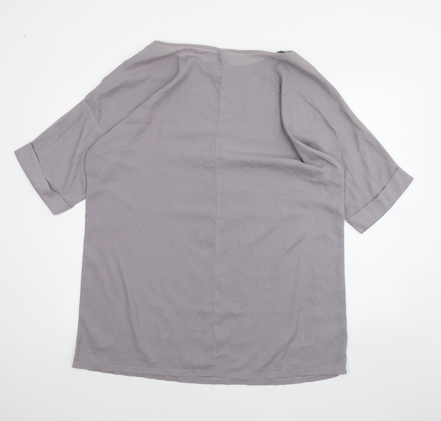 Zanzea Womens Purple   Basic T-Shirt Size 2XL
