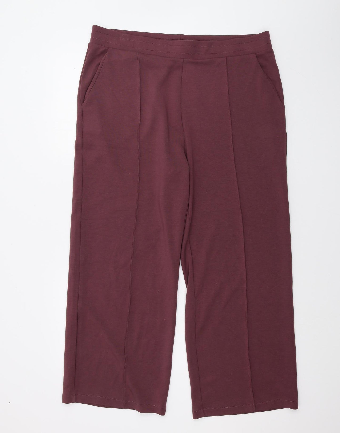 TU Womens Purple   Trousers  Size 18 L26 in