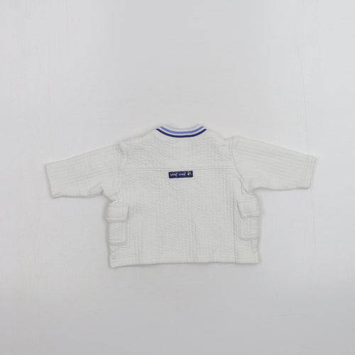 George Baby White   Pullover Jumper Size 0-3 Months