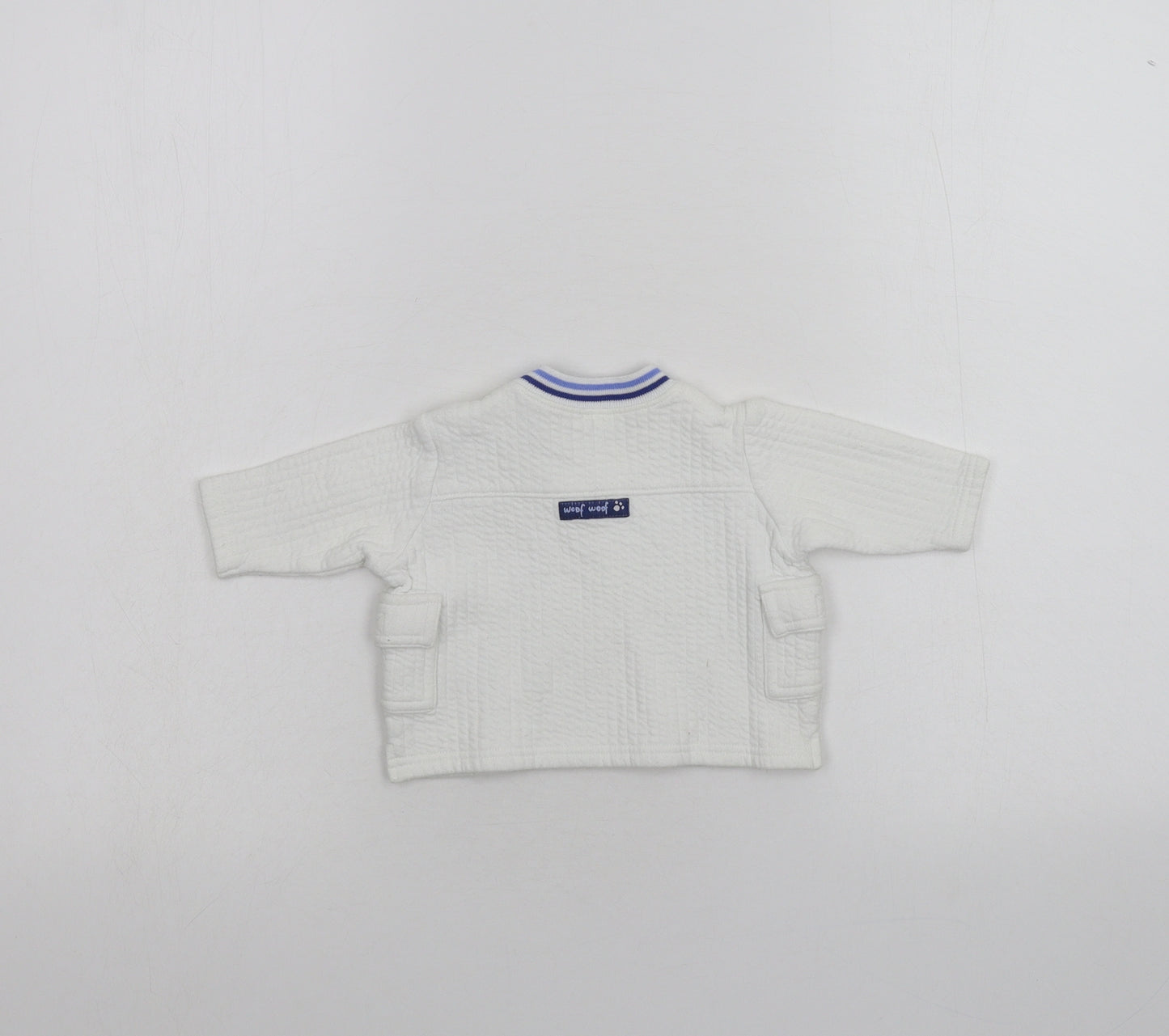 George Baby White   Pullover Jumper Size 0-3 Months