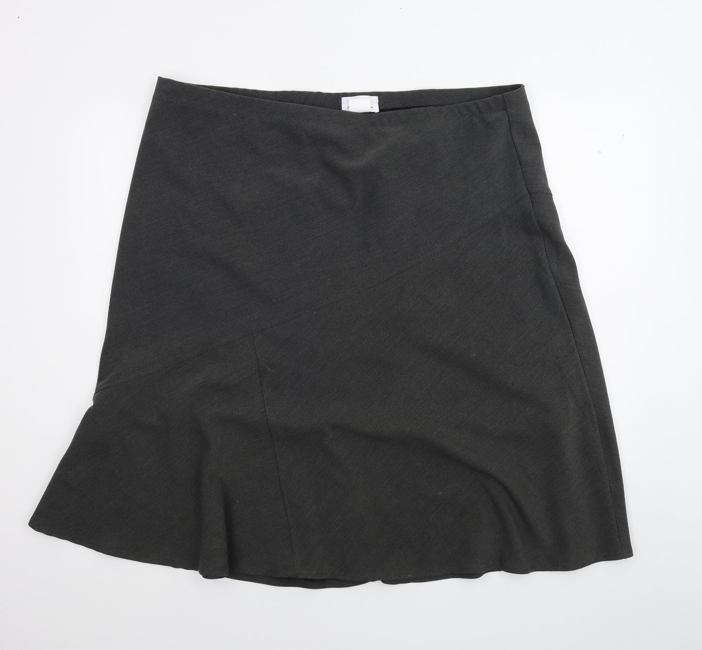 Afibel Womens Grey   A-Line Skirt Size 24