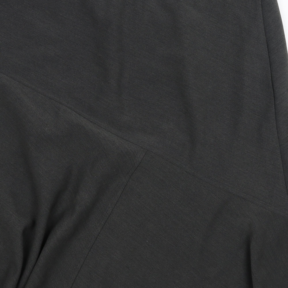Afibel Womens Grey   A-Line Skirt Size 24