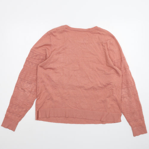 Oasis Womens Pink   Basic T-Shirt Size XL