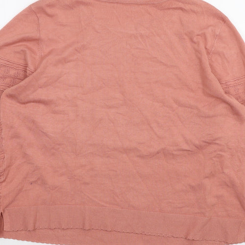 Oasis Womens Pink   Basic T-Shirt Size XL