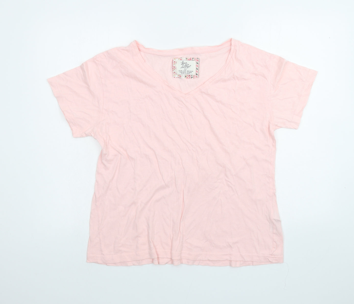Primark Womens Pink   Basic T-Shirt Size L