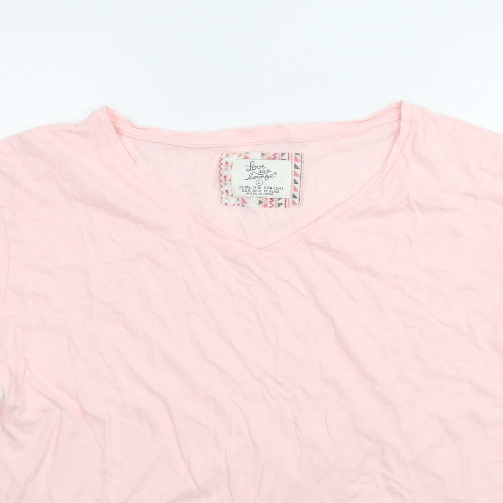 Primark Womens Pink   Basic T-Shirt Size L