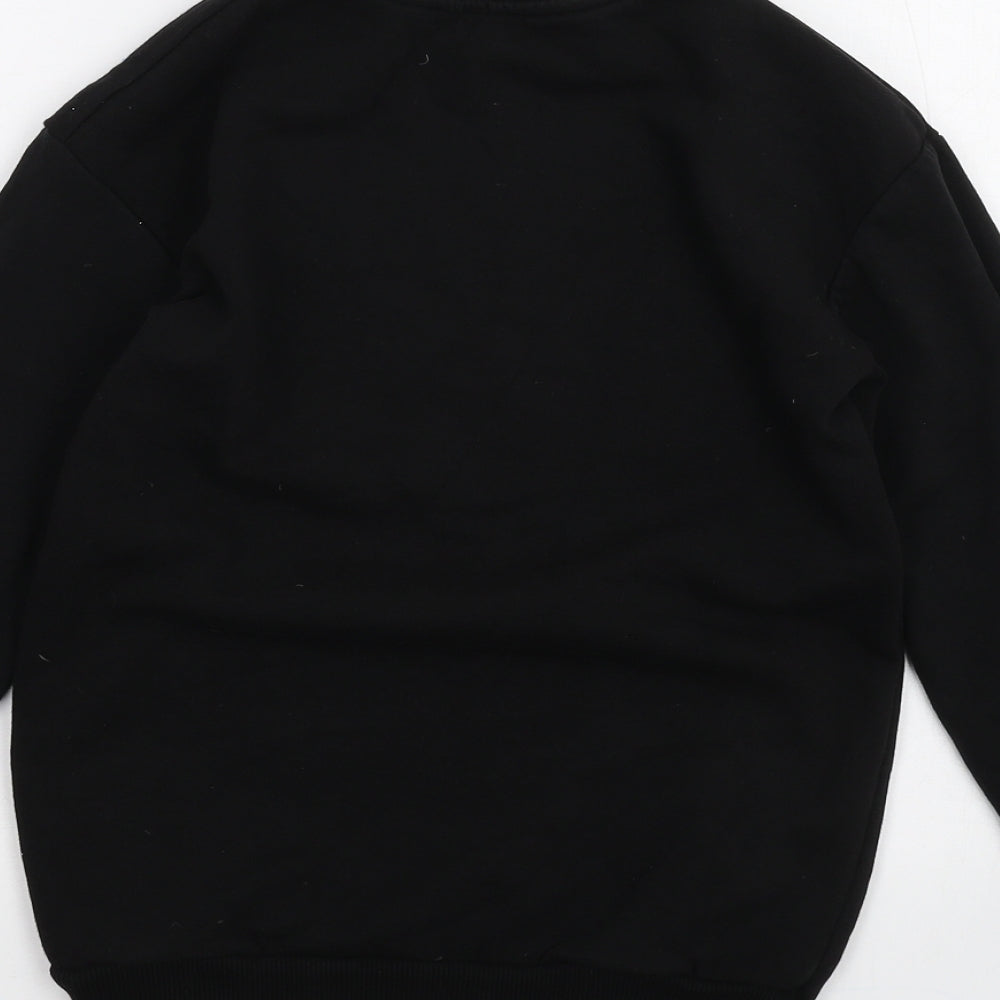 River Island Girls Black   Pullover Jumper Size 7-8 Years