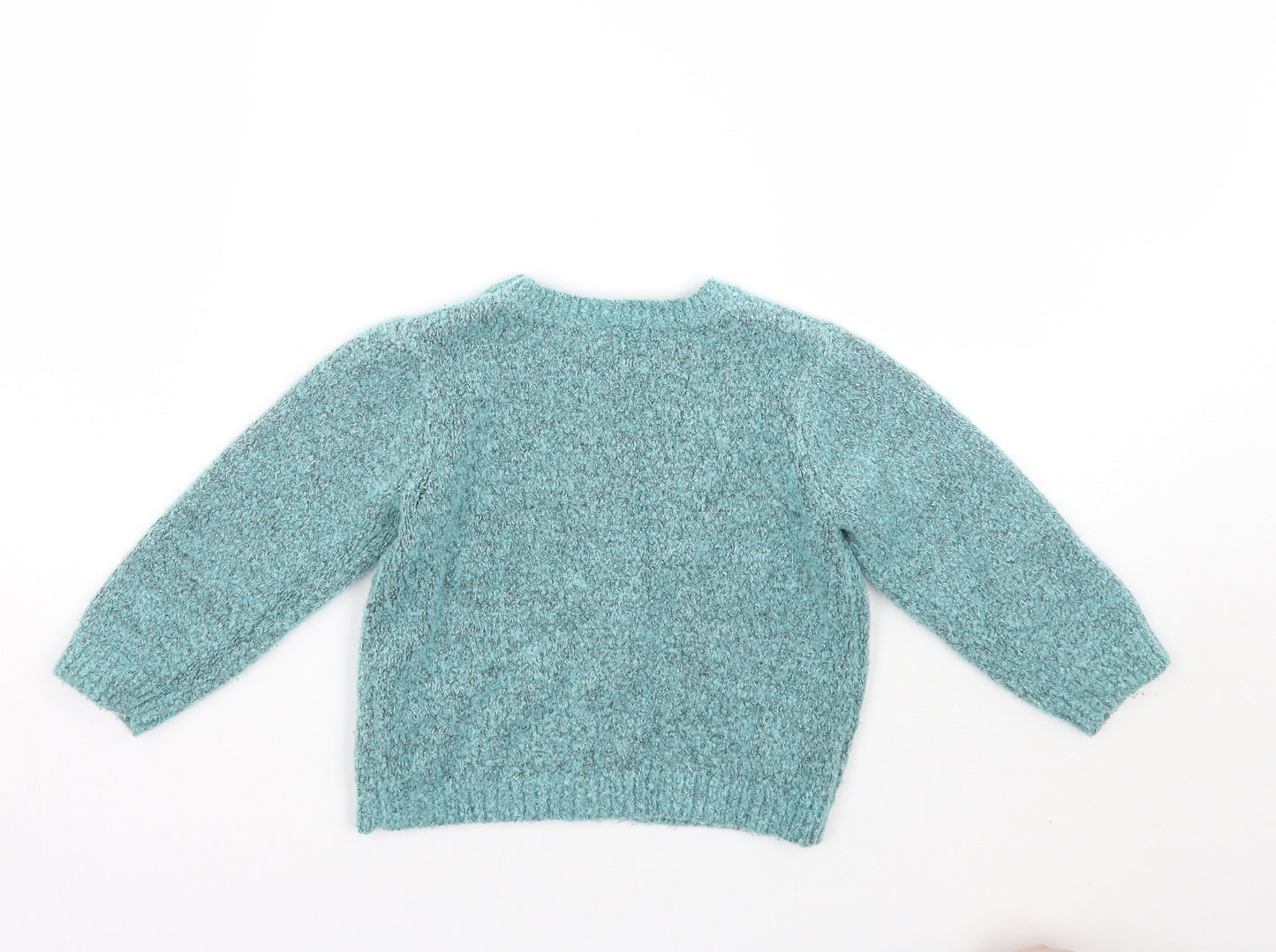 F&F Girls Blue   Pullover Jumper Size 18-24 Months