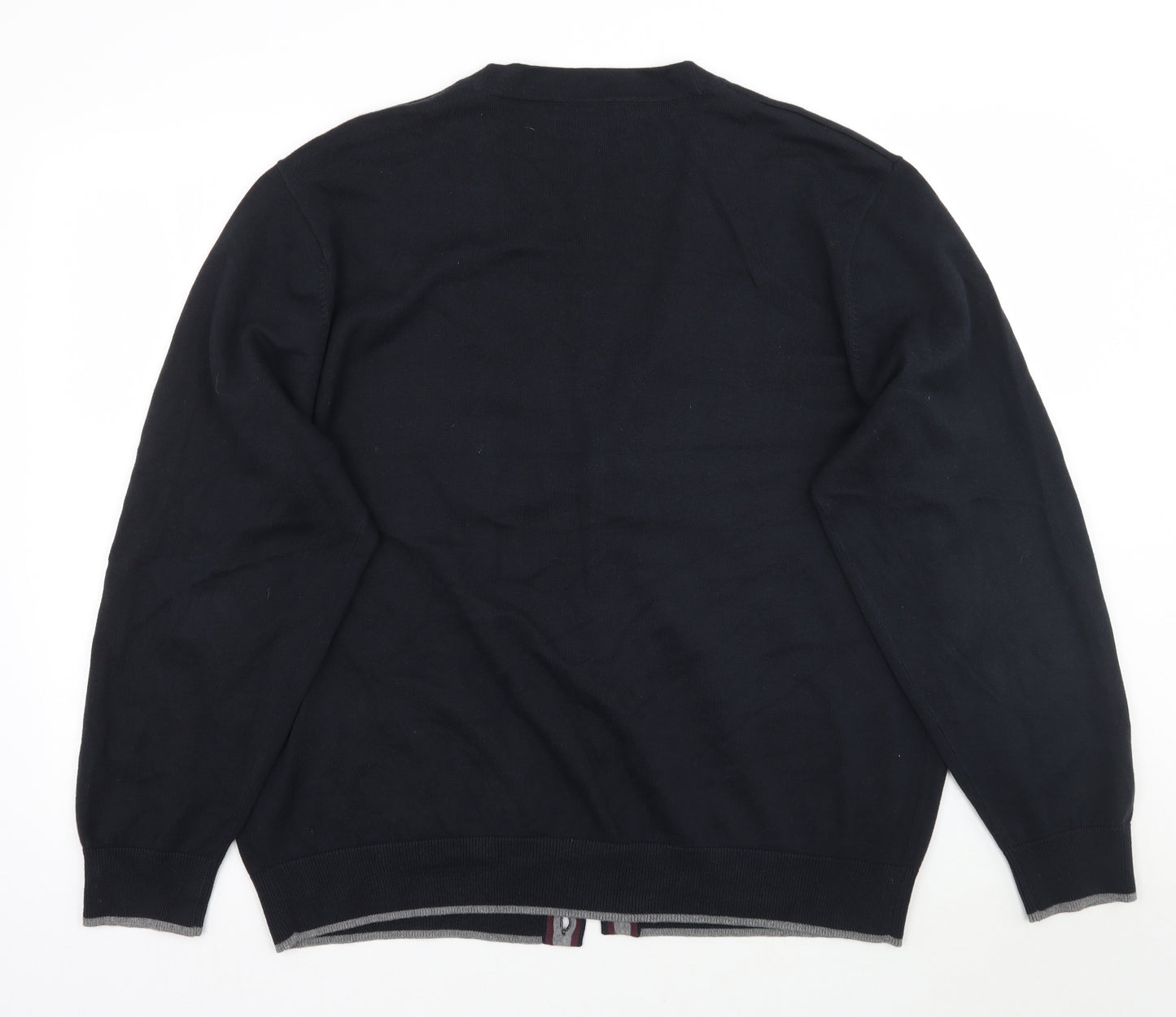 Blue Harbour Mens Blue   Cardigan Jumper Size 2XL