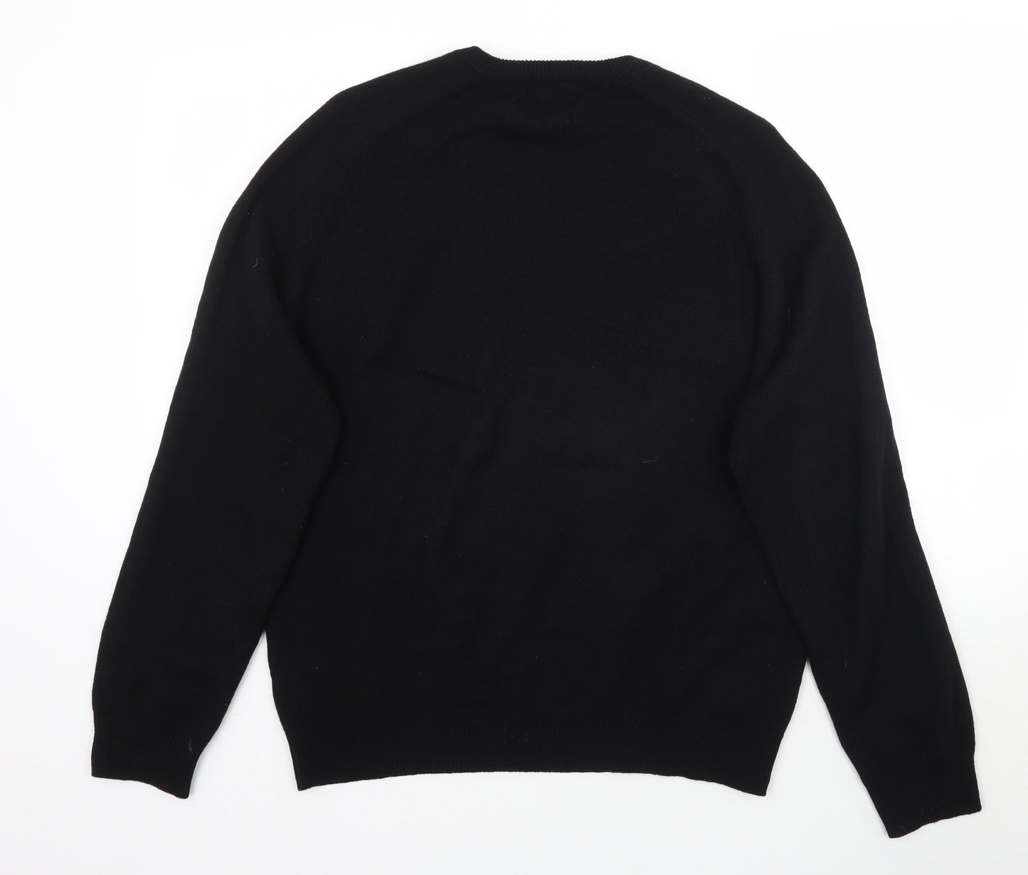Marks and Spencer Mens Black   Pullover Jumper Size L