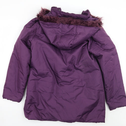 anne de lancay Womens Purple   Jacket Coat Size 14