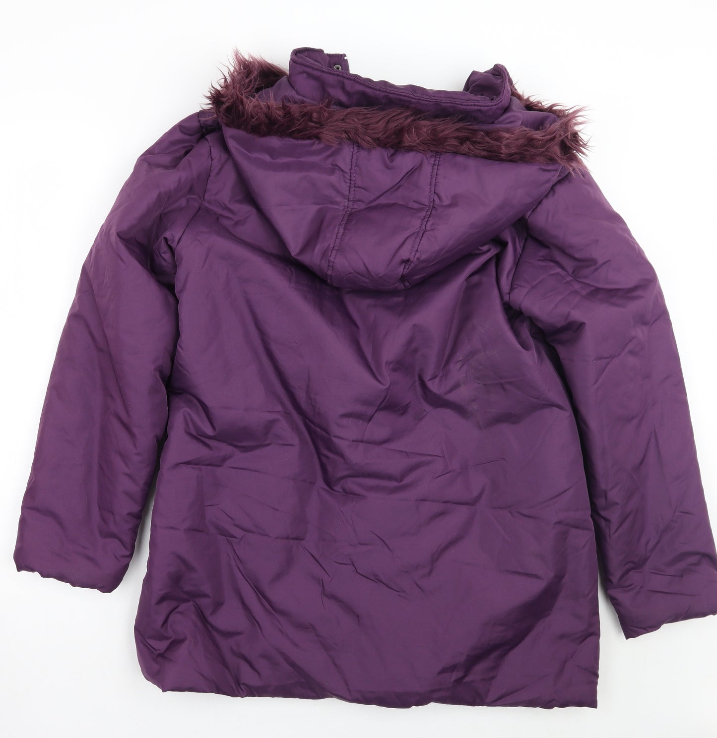 anne de lancay Womens Purple   Jacket Coat Size 14