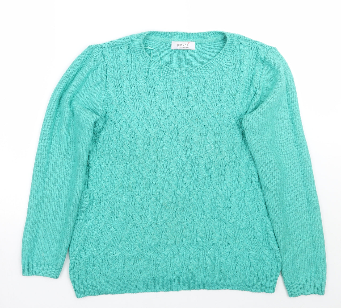 Per Una Womens Green   Pullover Jumper Size 12