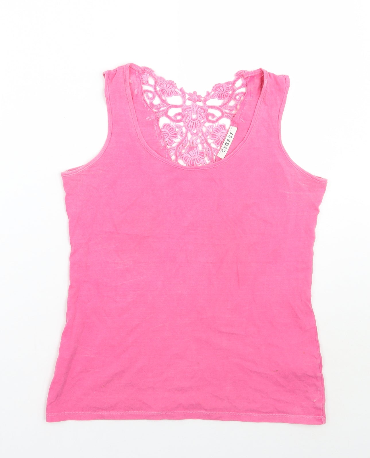 George Womens Pink   Basic Tank Size 12