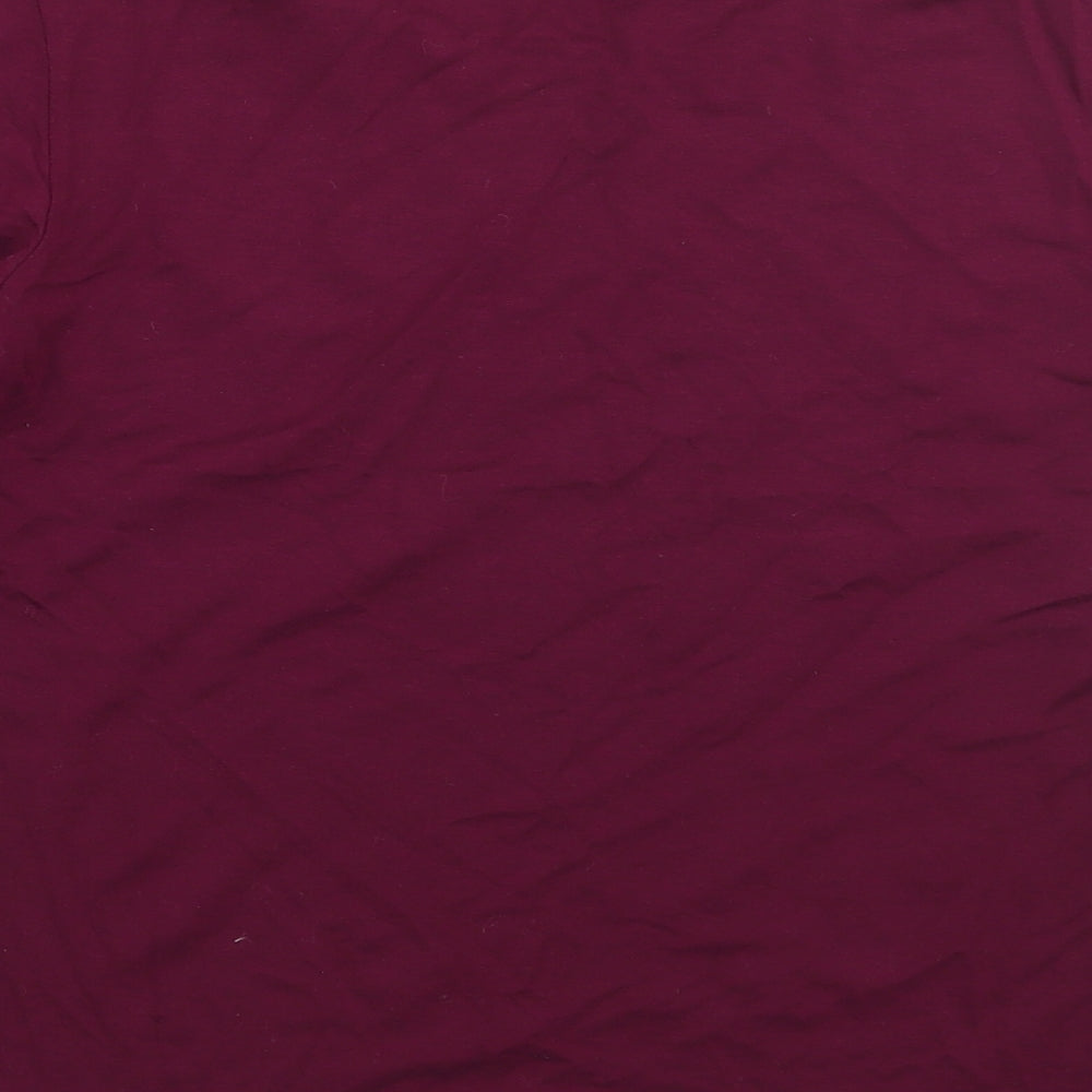 OFT Womens Purple   Basic T-Shirt Size M