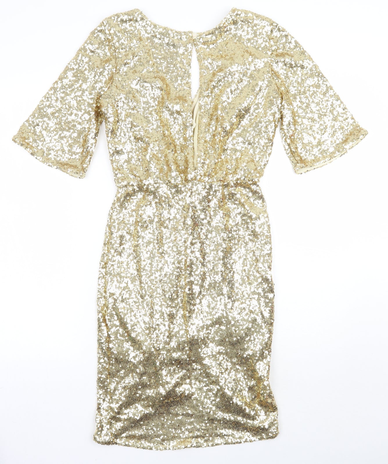 TFNC Womens Gold   A-Line  Size 10