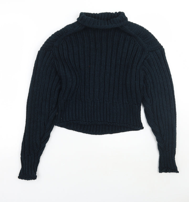 H&M Womens Blue   Pullover Jumper Size XS