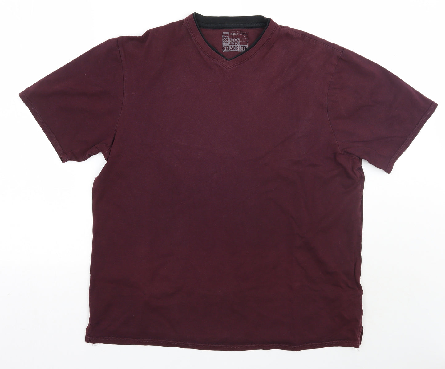 Marks and Spencer Mens Purple    T-Shirt Size L