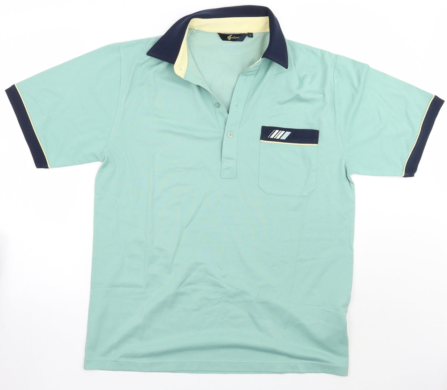 Gabicci Mens Green    Polo Size L