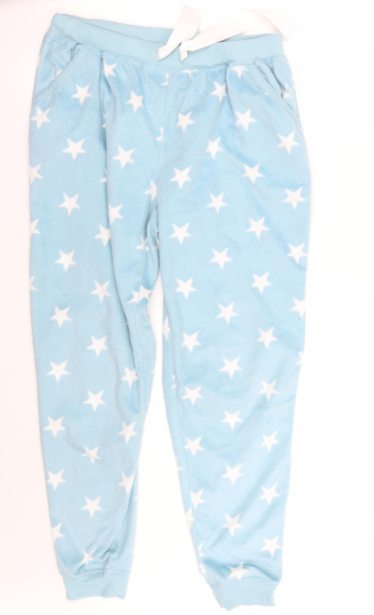 Primark Womens Blue Geometric   Pyjama Pants Size 14