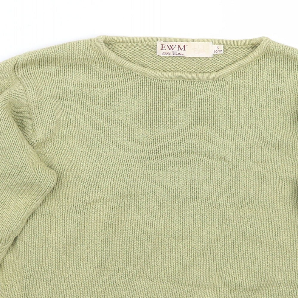EWM Womens Green   Pullover Jumper Size S