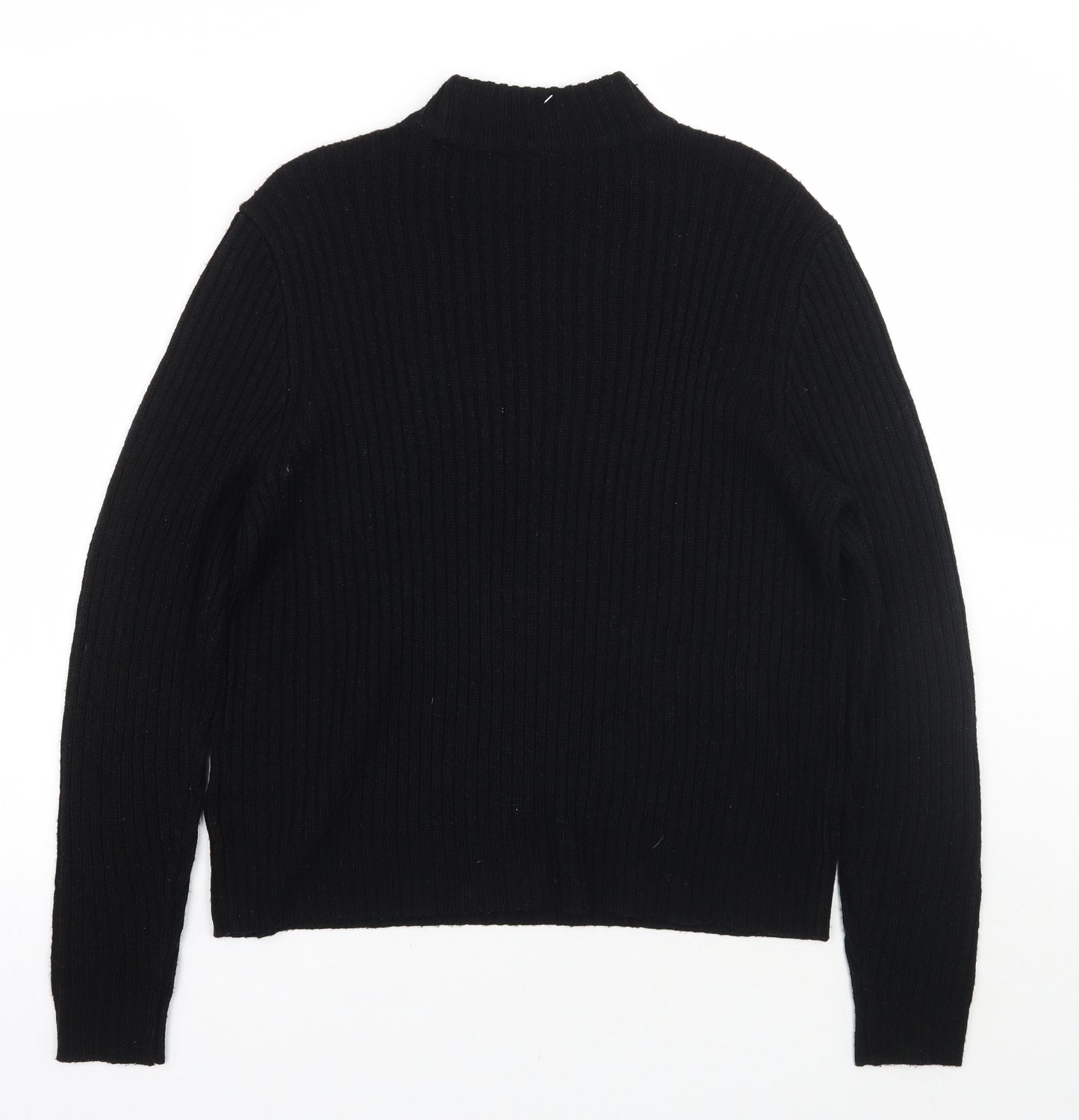 H&M Womens Black   Pullover Jumper Size M