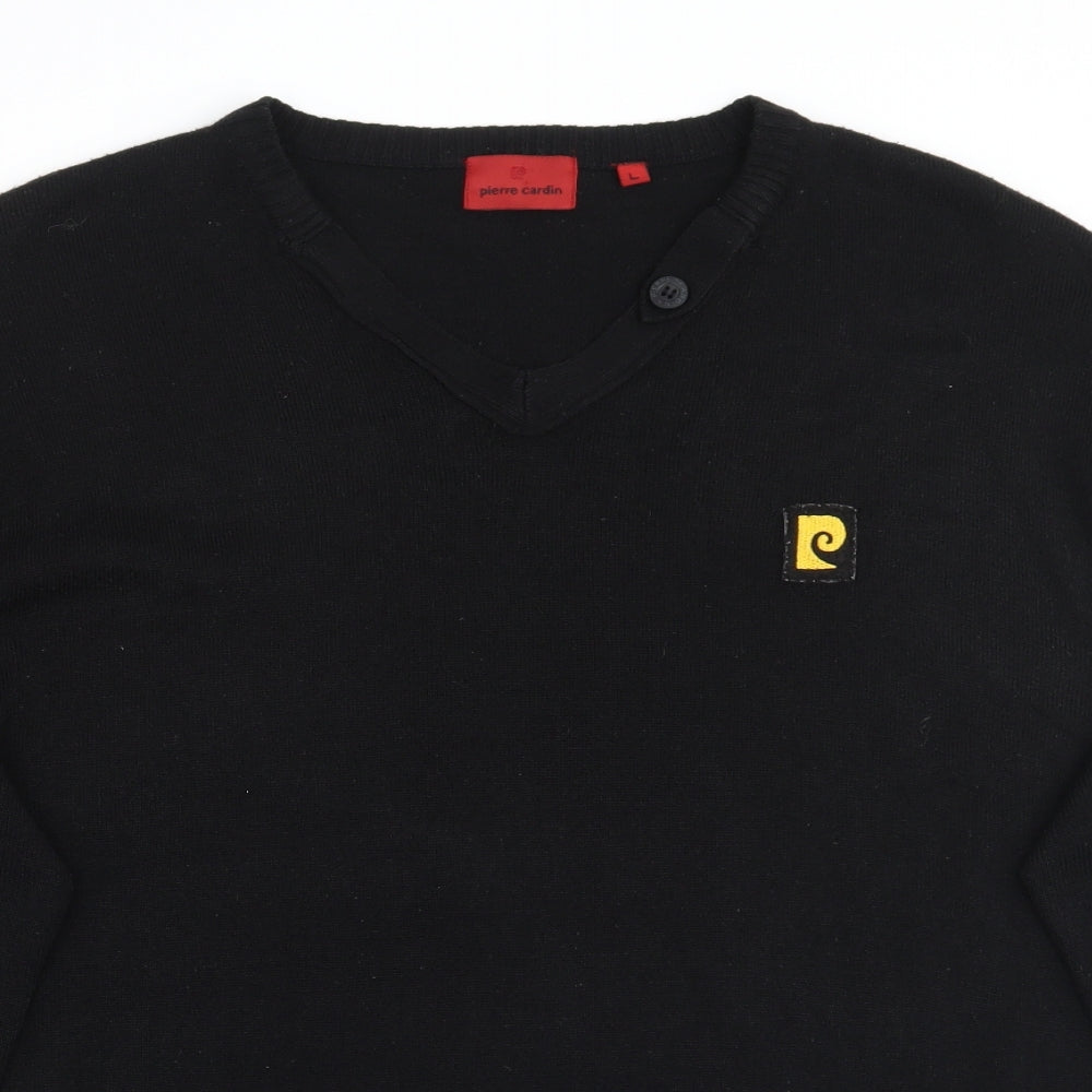 Pierre Cardin Mens Black   Pullover Jumper