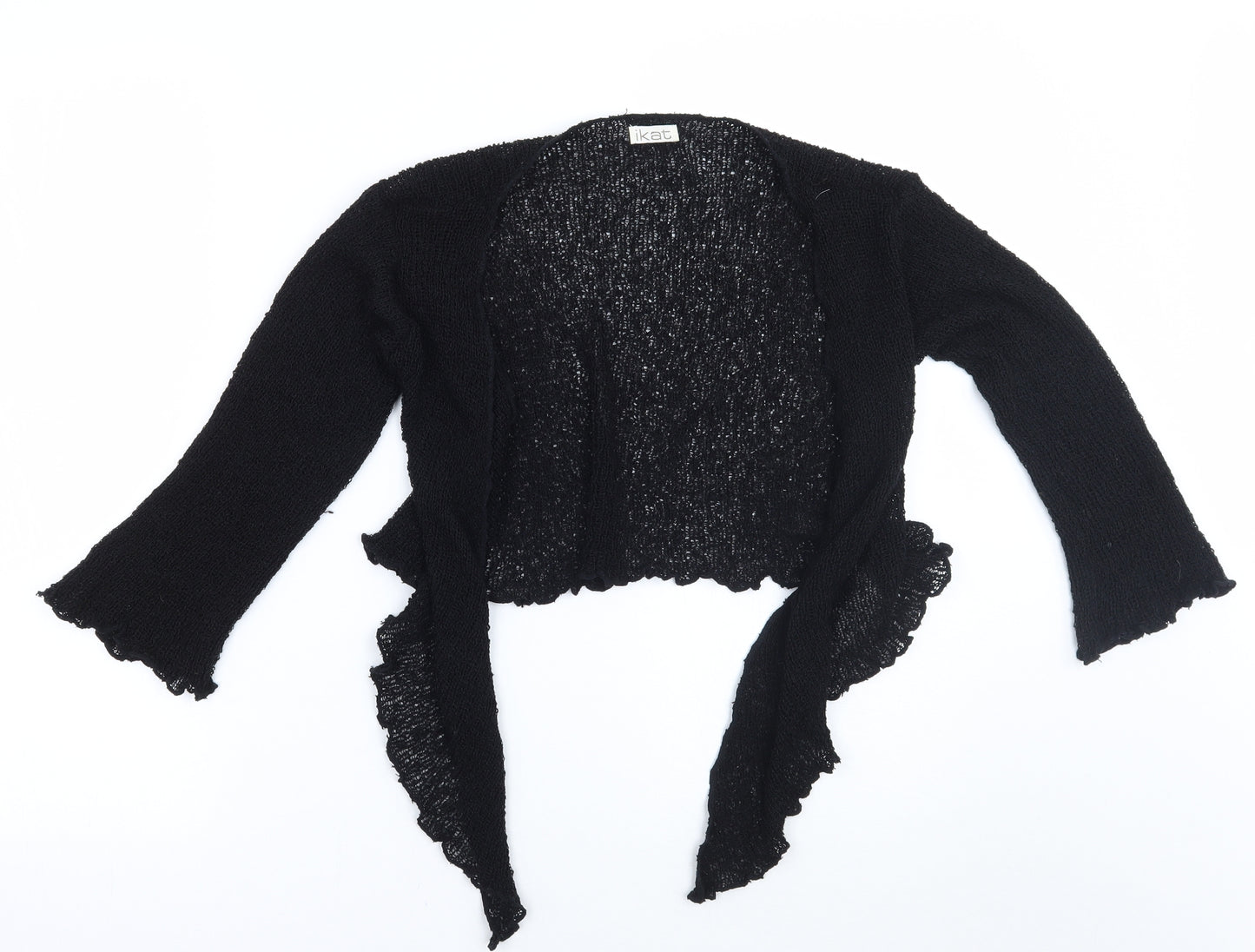 Ikat Womens Black   Cardigan Jumper One Size