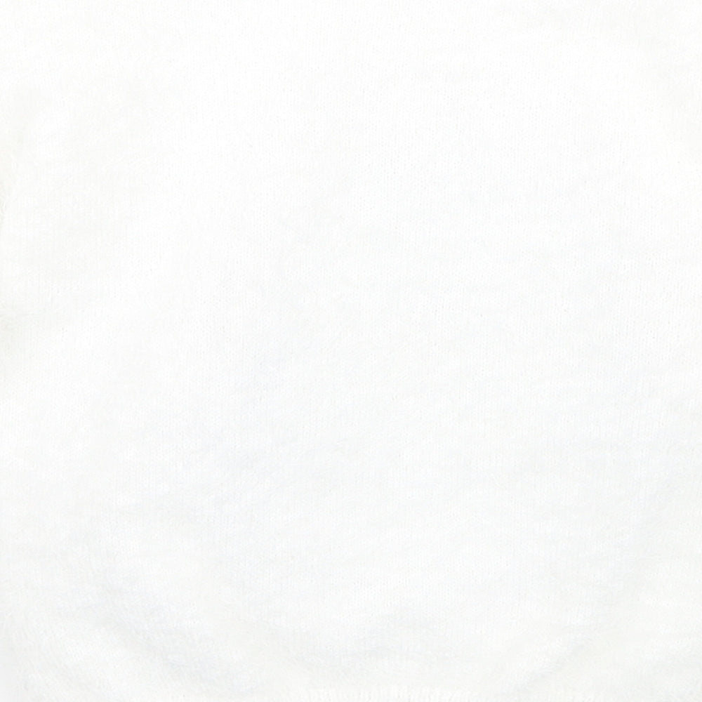 Pep&co Girls White   Pullover Jumper Size 5-6 Years