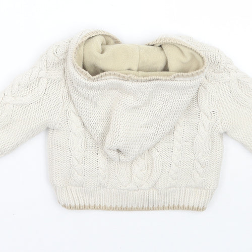Mothercare Boys Beige   Jacket Coatigan Size 6-9 Months