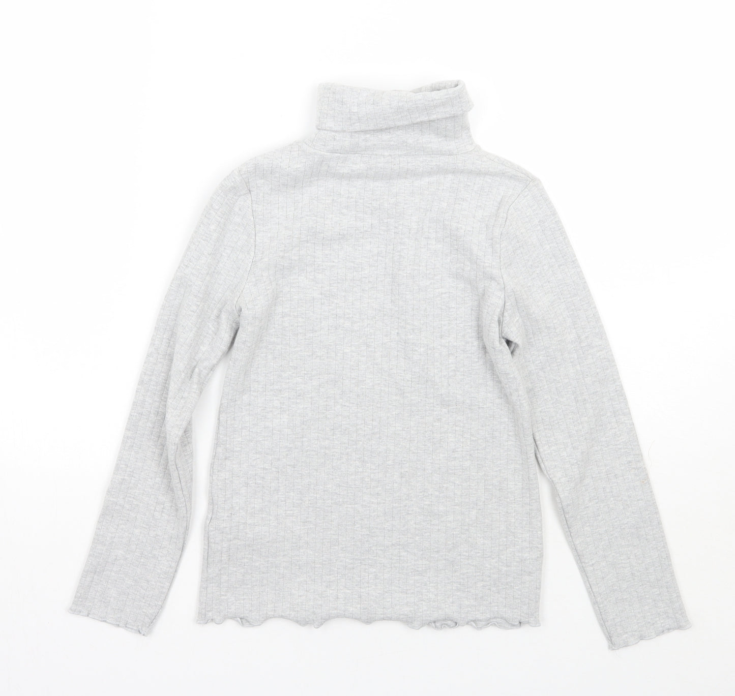 Marks and Spencer Girls Grey   Pullover Jumper Size 9-10 Years