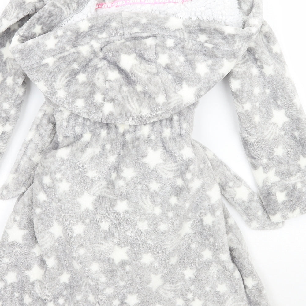 TU Girls Grey Geometric  Top Gown Size 5-6 Years